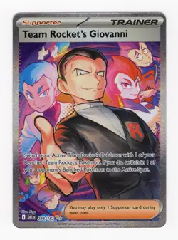 Pokemon TCG Team Rockets Giovanni Destined Rivals Card 238/182 SIR NM/M - Image 1