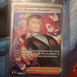 Team Rocket's Giovanni 238/182 Sv10: Destined Rivals SIR Holo Pokemon TCG NM - Image 1