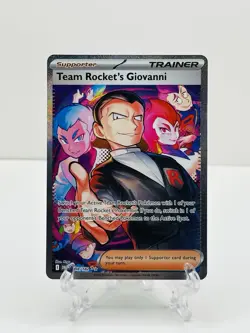 🔥Pokemon TCG-Team Rocket's Giovanni-238/182-Sv10: Destined Rivals-SIR-M/NM!🔥 - Image 1