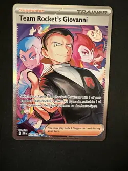 Team Rocket’s Giovanni SIR Destined Rivals NM PACK FRESH 238/182 Pokemon TCG - Image 1