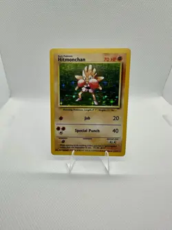Pokemon TCG Hitmonchan Base Set 7/102 Holo 1999-2000 Wizards Base Set - Image 1