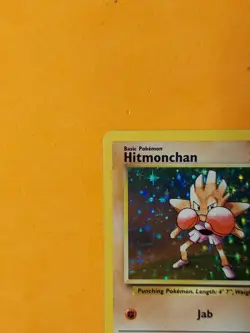 Pokemon TCG Hitmonchan Base Set 7/102 Holo 1999-2000 Wizards - MP/HP - Image 5