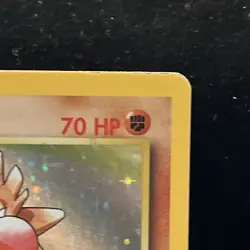 Pokemon TCG Hitmonchan Base Set 7/102 Holo 1999-2000 - Image 3