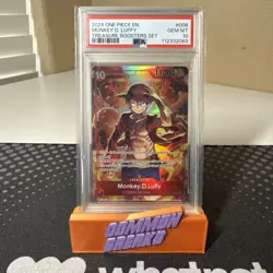 2024 ONE PIECE PROMOS 006 MONKEY D. LUFFY TREASURE BOOSTERS SET PSA 10 GEM MINT - Image 1