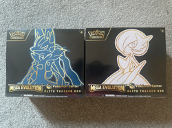 Pokemon Center Mega Evolution Gardevoir & Lucario ETB Elite Trainer Box Sealed - Image 1