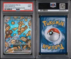 2025 Pokemon TCG Prismatic Evolutions Gholdengo ex SIR #164/131 PSA 9/MINT - Image 3