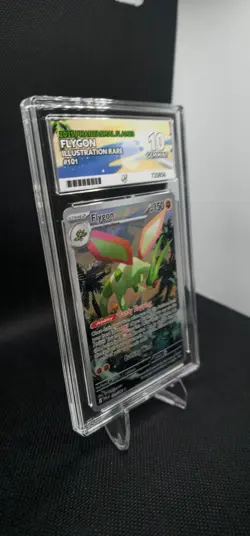 Pokemon Flygon 101/094 Me02: Phantasmal Flames Holo - Ace 10 - Perfect Subgrades - Image 5