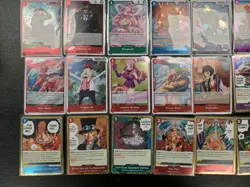 (60 Cards) One Piece TCG Card Game Lot - All Mixed FOILS & All Different! @@@ JS - Image 3