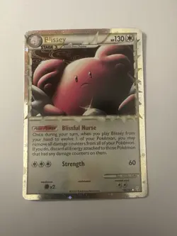 Blissey Prime HeartGold SoulSilver Holo Rare Pokemon TCG Card 106/123 - Image 1