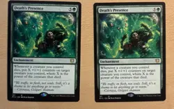 MTG Death’s Presence X2 Cards, Midnight Hunt - Image 1