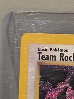 Team Rocket's Meowth # 18 Black Star PROMO WOTC Rare Pokemon Card Tcg - LP - Image 2