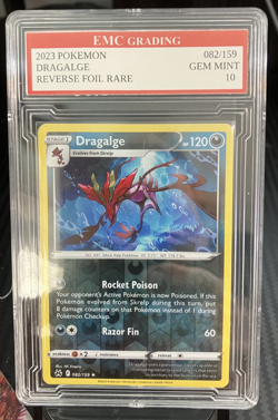 DRAGALGE 2025 FOIL #082/159 Pokemon Card GRADED 10 TCG CCG - Image 1
