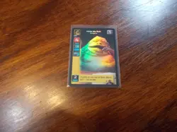 Decipher Young Jedi CCG Jabba the Hutt Foil TJC Card #F13 LP/NM - Image 1