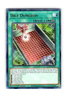 Yu-Gi-Oh TCG Dice Dungeon BLCR-EN005 1st Edition Ultra Rare Card NM - Image 1