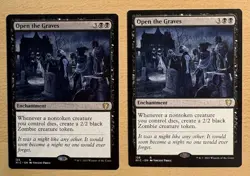 MTG Open The Graves X2 Cards, Innistrad: Midnight Hunt - Image 1