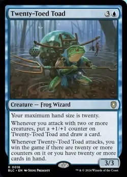 MTG ~ Twenty-Toed Toad ~ Bloomburrow Commander ~ Near Mint - Image 1