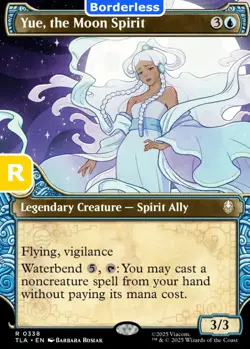 MTG Yue the Moon Spirit Avatar Rare Legendary Creature Spirit Ally NM - Image 1