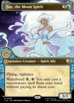 MTG Yue the Moon Spirit Avatar Rare Legendary Creature Spirit Ally NM - Image 2
