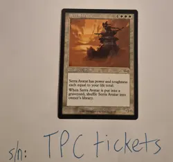 Serra Avatar - Urza's Saga - Magic MTG card - Near Mint NM - TCG Value $9 - Image 1