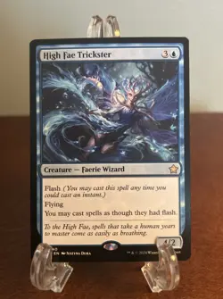 MTG High Fae Trickster Foundations Regular NM #40 FDN Magic The Gathering - Image 1