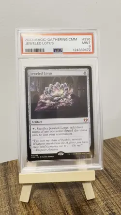 2023 MTG Jeweled Lotus #396 PSA 9 Mint - Commander Masters Mythic Rare - Image 2