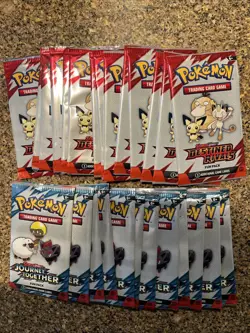 Pokemon TCG Scarlet & Violet Destined Rivals Journey Together Fun Pack Lot Of 26 - Image 1