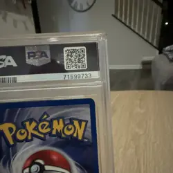 Pokemon TCG Gym Heroes Blaine's Moltres Holo Rare 001/132 PSA 7 2000 HP 90 - Image 3