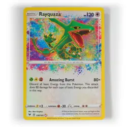 Pokemon - Rayquaza - 138/185 - SWSH Vivid Voltage - Amazing Rare Card - Image 1