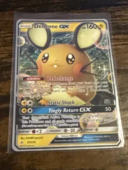 Dedenne GX 57/214 Unbroken Bonds Sun&Moon World Championship Deck Pokemon TCG NM - Image 1