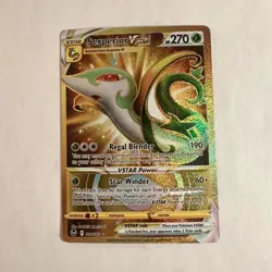 Serperior VSTAR 210/195 Silver Tempest Secret Rare Gold Holo Pokemon NM - Image 1