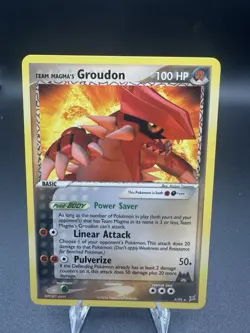 Pokemon TCG Team Magma's Groudon 9/95 Team Magma VS Team Aqua Non Holo Rare - NM - Image 1