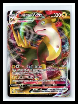 💥 Pokemon TCG Boltund VMAX 104/264 Fusion Strike Full Art Holo - Image 1
