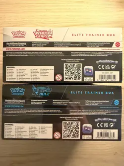 Pokemon TCG Black Bolt & White Flare ETB (Set of 2)!Factory sealed! - Image 3