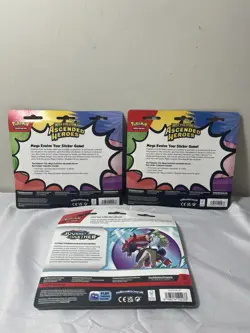 Pokemon Lot of 3 Items Pictured - 2X Ascended Heroes Sticker Collection & More - Image 5
