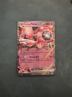 Pokemon Team Rocket's Mewtwo ex - Double Rare SV10: Destined Rivals 081/182 NM - Image 1