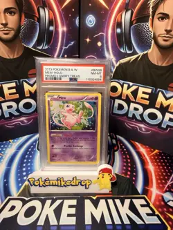 2013 Pokemon Black and White Mew Holo Promo Legendary Treasures BW98 PSA 8 - Image 1
