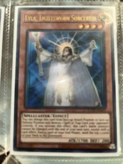 Yu-Gi-Oh! Lyla, Lightsworn Sorceress LODT-EN019 Ultra Rare Unlimited NM - Image 1
