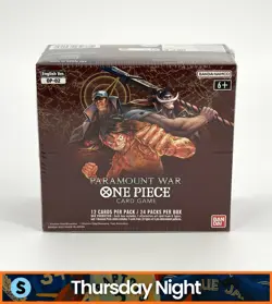 ONE PIECE TCG OP-02 PARAMOUNT WAR ENGLISH VERSION SEALED BOOSTER BOX - Image 1