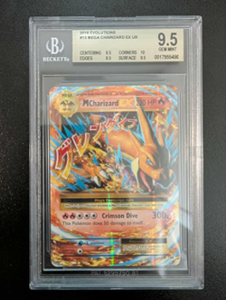 Pokemon TCG Mega Charizard EX 13/108 XY Evolutions BGS 9.5 - Image 1