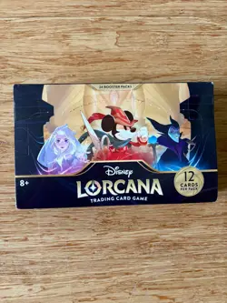 Disney Lorcana Trading Card Game The First Chapter Booster Box Brand New 24 Pack - Image 1