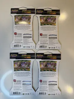Pokemon TCG Evolving Skies Sleeved Booster Blister Packs Factory Sealed Lot of 4 - Image 2