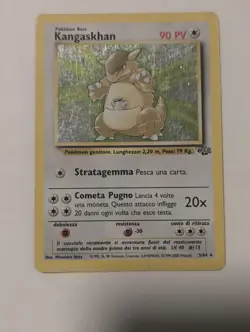 Kangaskhan Holo - 2000 Pokemon - ITALIAN - Unlimited Jungle 5/64 - LP - Image 1