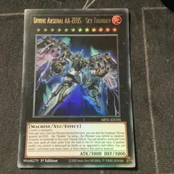 Yu-Gi-Oh Divine Arsenal AA-ZEUS Sky Thunder MP21-EN195 Ultra Rare 1st Edition - Image 1