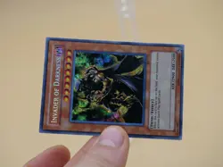 Invader of Darkness IOC-111 Secret Rare Holo Invasion of Chaos Yugioh Card 2004 - Image 2