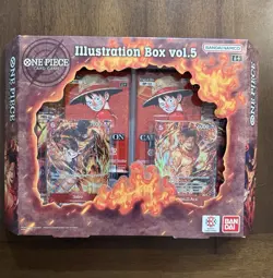 Bandai One Piece Card Illustration Box volume 5 Factory Sealed Free Shipping New - Image 1