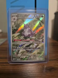 Pokemon TCG Nidoking Scarlet & Violet 151 Illustration Rare Card 174/165 - Image 1