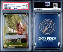 Wyper WINNER Pack 2025 Vol. 2 OP06-114 One Piece TCG Card - PSA 10 POP 5 - Image 2