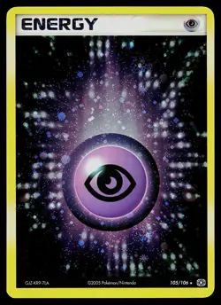 Pokemon Card - Psychic Energy Emerald 105/106 Holo Rare Reverse Holo - Image 1