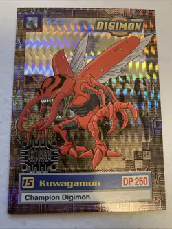 Kuwagamon Holo Digimon 1999 Upper Deck Card - Image 3