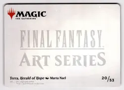 Terra, Herald of Hope Art Card 20 Art Series: FINAL FANTASY Normal NM - Image 2